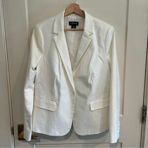Liz Claiborne White Career Blazer Large